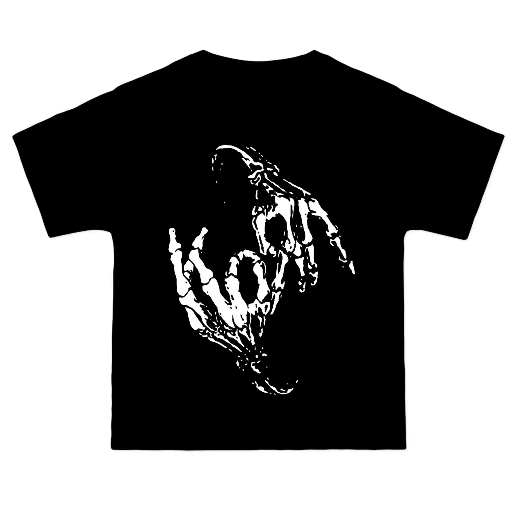 Korn band bones logo shirt heavyweight black tee shortsleeve