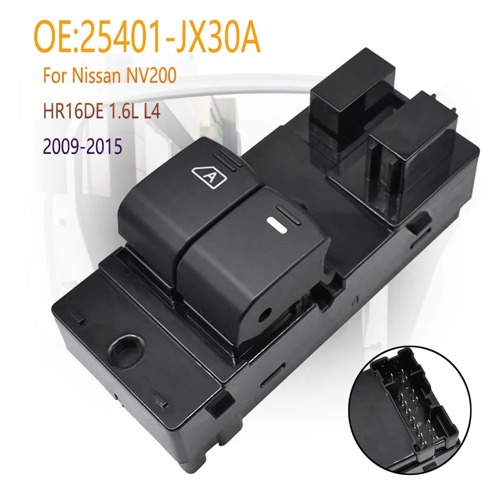 

Car Accessories for Nissan NV200 HR16DE 1.6L L4 2009-2015 Front Left Electric Power Window Control Switch Lifter Button Parts
