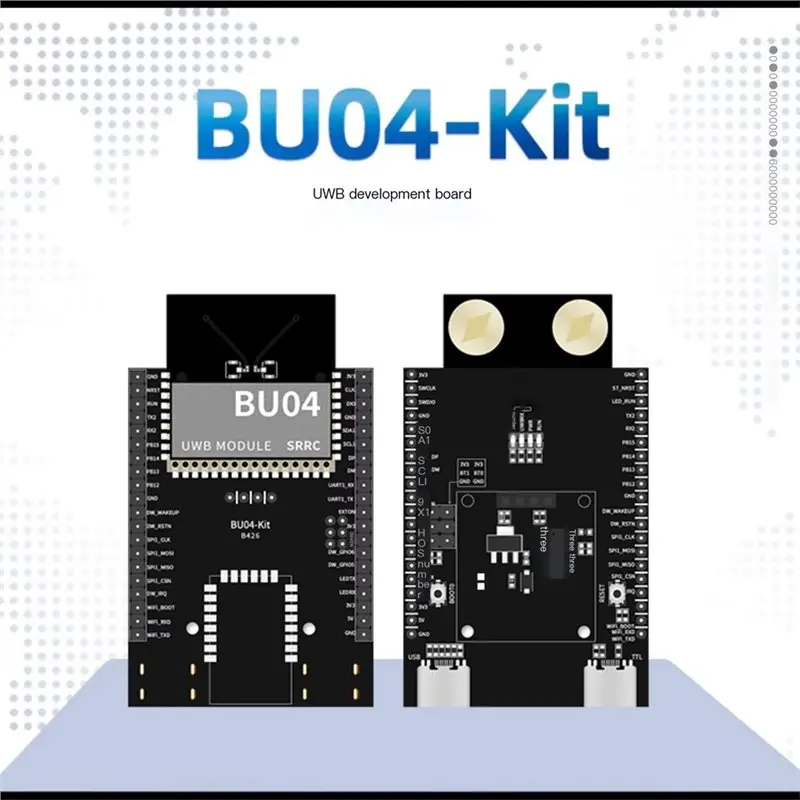 (A32M) UWB Indoor Bidirectional Ranging and Positioning Module BU04 Development Board 10cm Positioning and Tracking