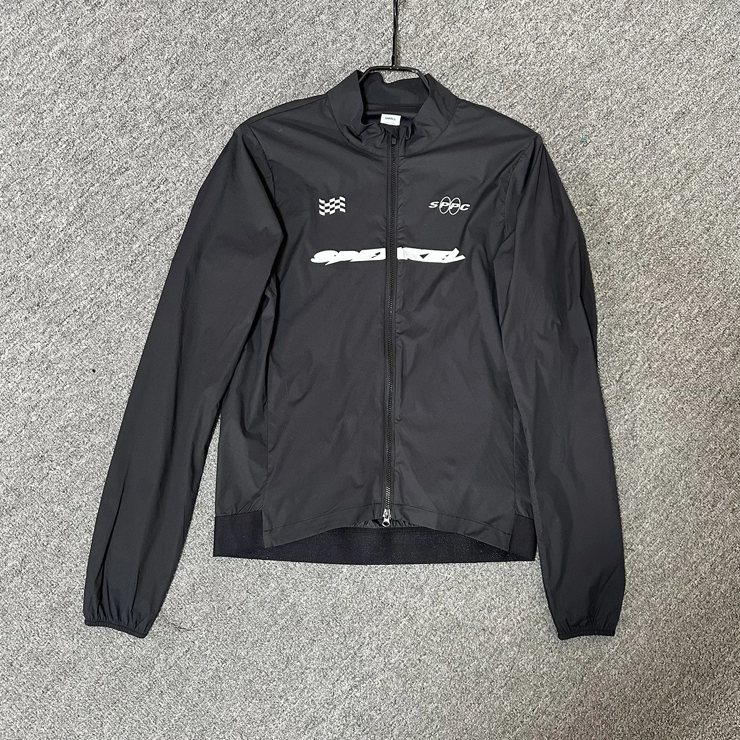 

SPEXCEL 2026 White All Season New Classic Lightweight Windproof Cycling Jacket bike Stretch Fabric With Zipper pocket