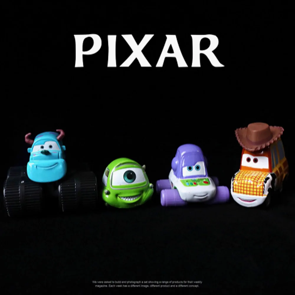 ディズニーピクサートイストーリーバズライトイヤーウッディサリバンマイクワゾウスキーアクションフィギュアおもちゃモンスターズインクカーズアニメフィギュア人形
