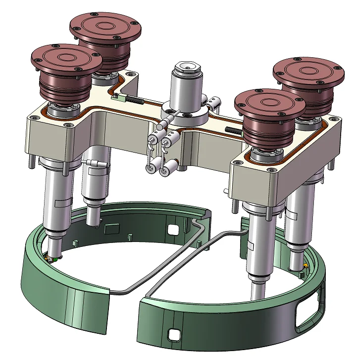 Manufacture High Temperature  Resistant Application Mould Sweeper Valve Hot Runner System