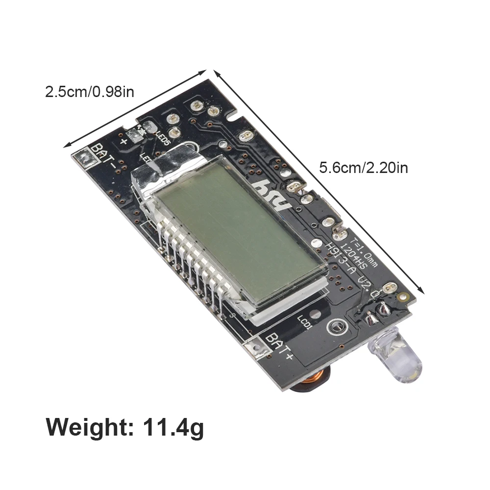 Dual Double Two 2 USB 5V 1A 2.1A Mobile Power Bank 18650 Battery Charger Module Board For Phone LCD Display DIY KIT With Light