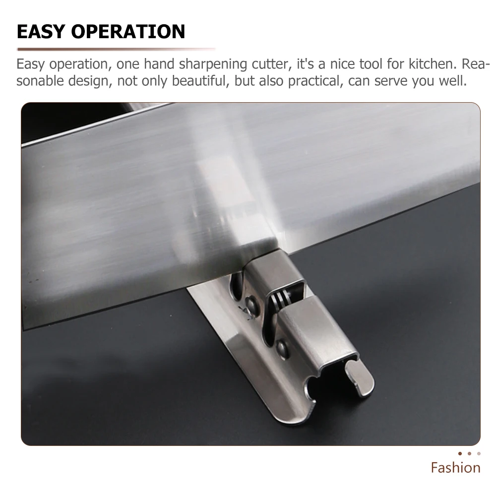 

Stainless Steel Knife Sharpener Ergonomic Cutlery Sharpener For Kitchen Household Scissor Sharpening Tool Convenient