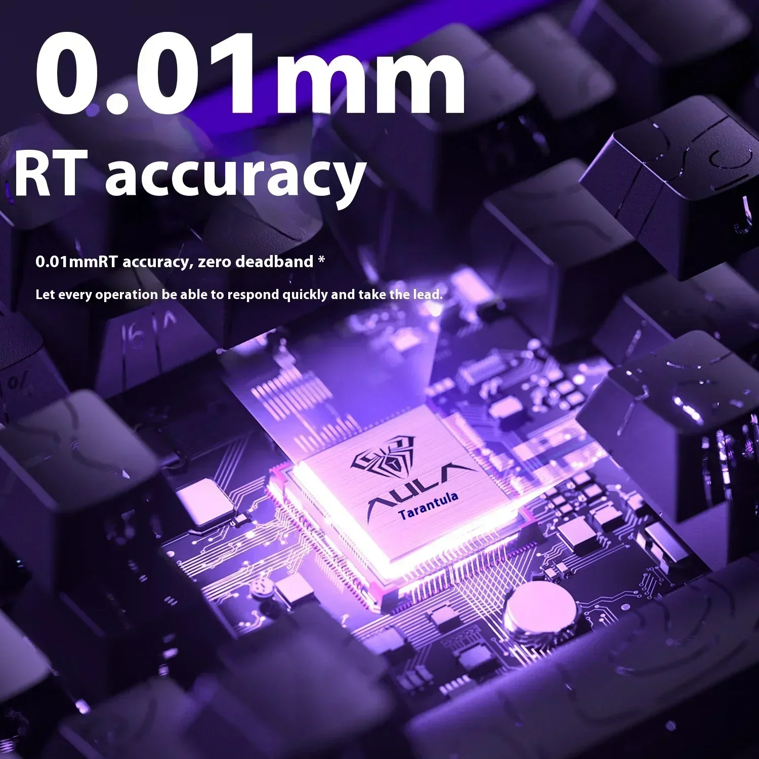 AULA HERO 68HE Magenetic Switch Mechanical Keyboard 8000Hz Wired Keyboard Customized 0.01RT Gaming Keyboards PC Accessories