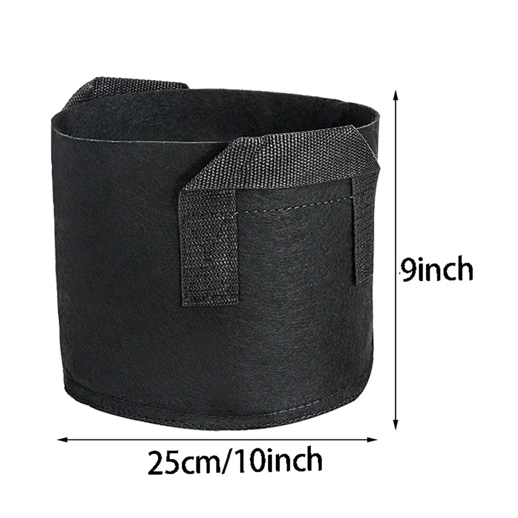 

Тканевые контейнеры для растений A84E, 10 штук, 3 галлона, мешки для выращивания растений, тканевые контейнеры с ручками-ремнями для картофеля