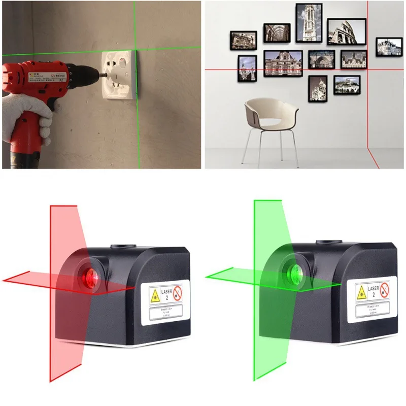 Mini Laser Level Green Cross Line with Magnetic Base High Visibility