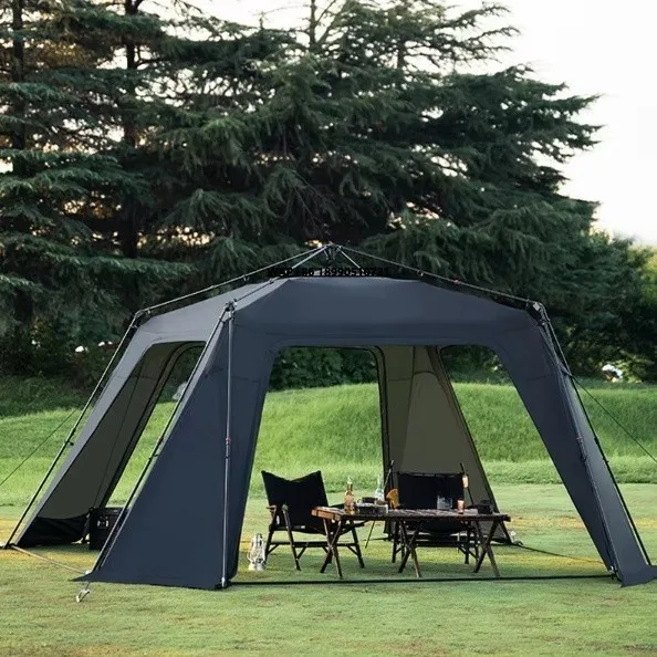 

Large Camping Outdoor Tent for 4-5 People Air Shelter Dome Tent Family Hiking One-touch Tent
