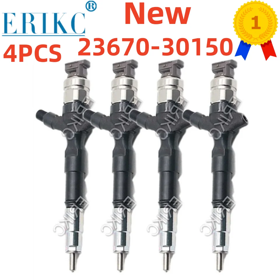 

4PCS 23670-30150 Common Rail Injector 23670 30150 for Toyota 2367030150
