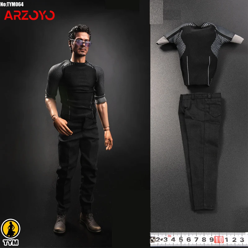 

TYM TYM064 1/6 Tony Repairman Clothes Tops Pants Set Model Fit 12 inch Male Soldier Action Figure Body