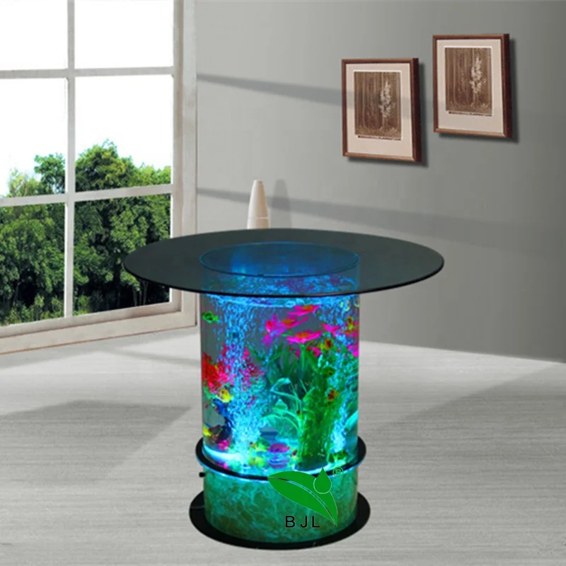 Customized. bubble round Lighting LED bar table living room center table design