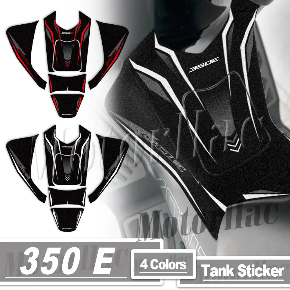 Motorcycle Tank Pad Stickers Scooter Protection Decals Accessories For Zontes 350 E 350E