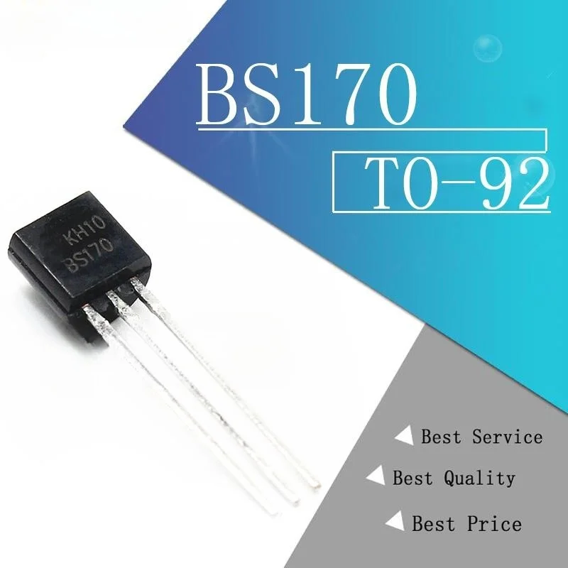 SAMIROB 10PCS/20pcs/100PCS BS170 TO-92 MOSFET N-CH 60V 500MA 신규 및 기존
