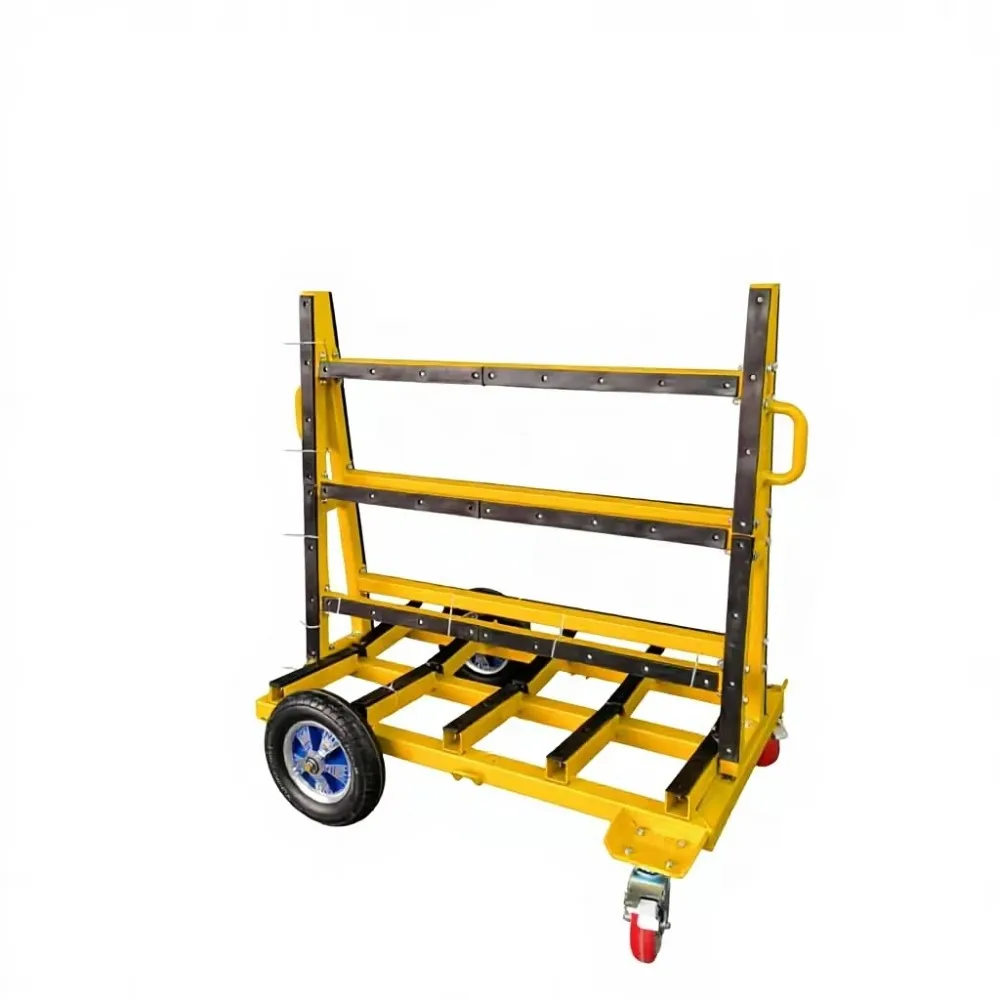Heavy duty foldable warehouse with glass storage shelves and detachable metal shelves, suitable for industrial warehouses