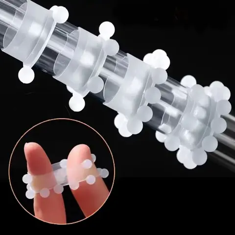 Beaded Penis Rings Set - 3/6/12/18 Beads, Male Delay & Friction Stimulation, Adult Intimate Accessory Sex Toys