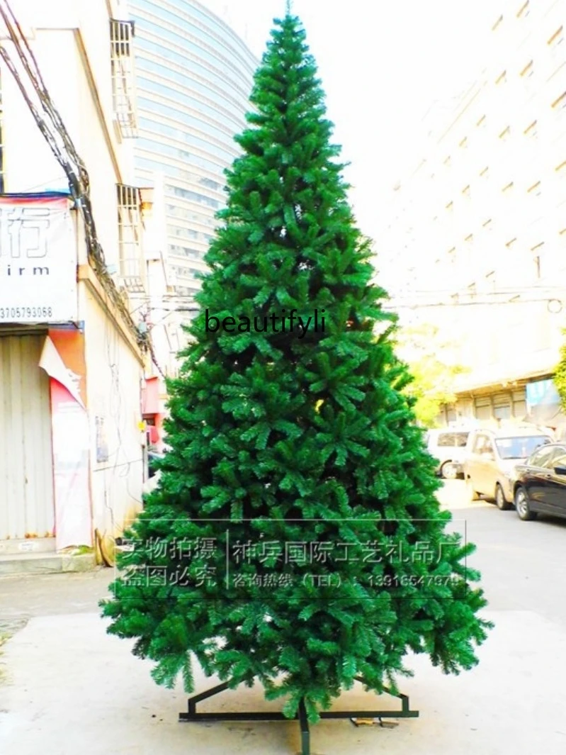 Large Christmas tree 4m 5M package encrypted Christmas tree Christmas decorations 3m