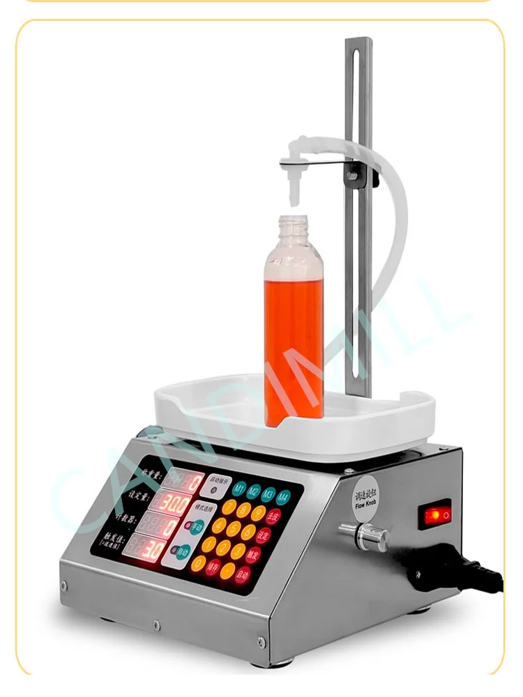 Flüssigkeits füll maschine Schlauch pumpe automatische Flaschen füller digitale Steuerung kosmetisches Öl Parfüm, Wasser, Saft,