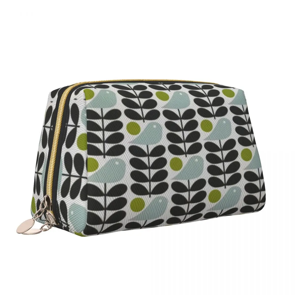 Orla Kiely Scandinavian Multi-Stemmed Birds Flower Cosmetic Bag Toiletry Makeup Organizer Ladies Beauty Storage Dopp Kit