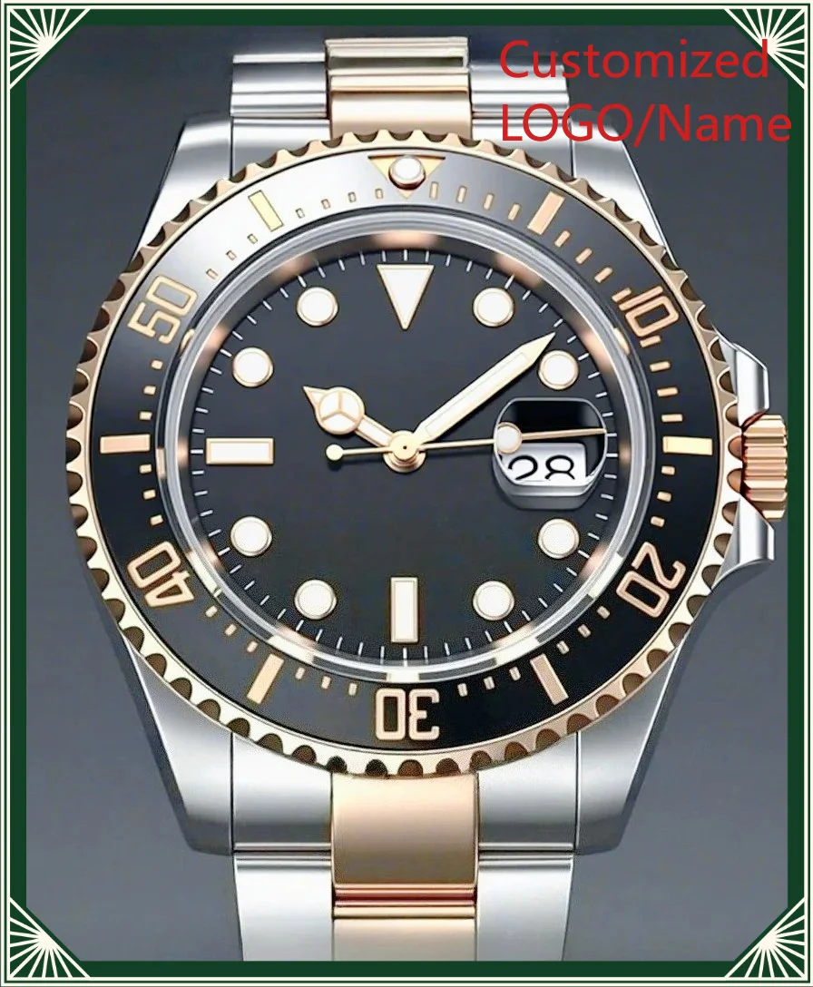 A1212 Store 44mm Men's Automatic Sports Watch, All-Black, Scratch-Resistant Stainless Steel Case Customized Watches view 5