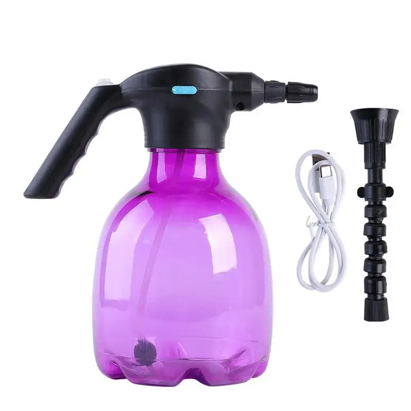 

Electric Spray Bottle 3L Rechargeable Adjustable Plant Mister With Extended Nozzle Large Capacity Watering Can For Garden