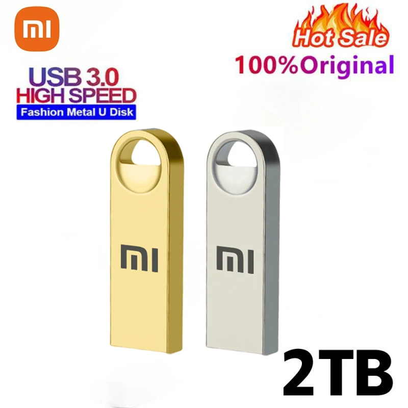 Xiaomi Metal USB 3.1 Flash Drives High Speed File Transfer Pen Drive 2TB 1TB Portable Waterproof U Disk For PC Laptop Usb Memory