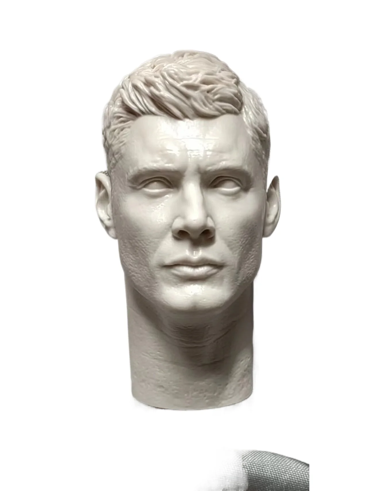 1/6 Scale Male Head Sculpt Resin Model Kit Unpainted Bust Figure for 12 Inch Custom Action Figures DIY
