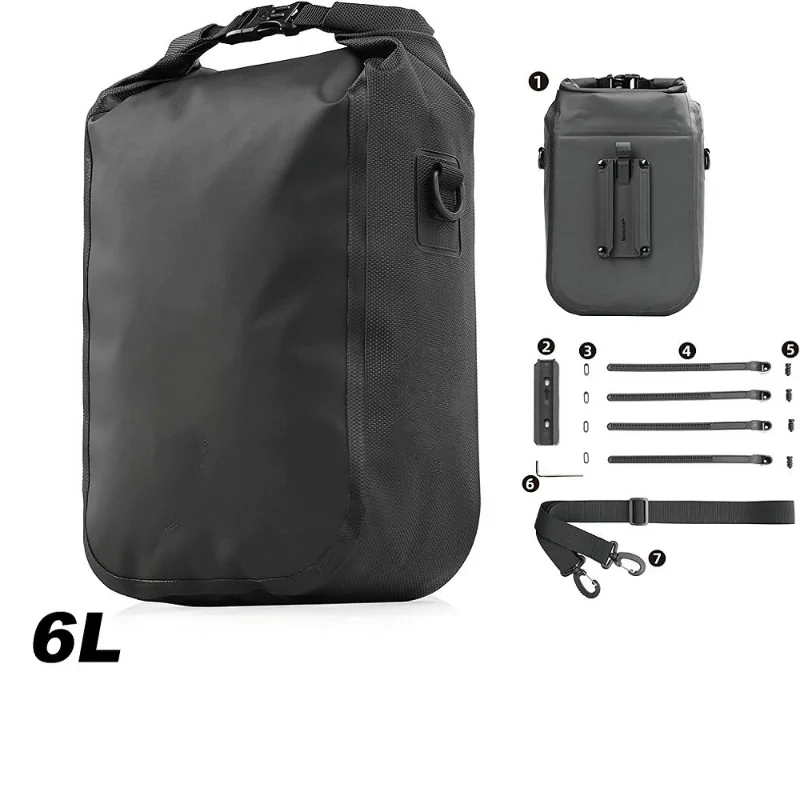 FREE SAMPLE Bicycle bag Full waterproof pack bags Rear shelf Long-distance rain-proof outdoor carrying Bicycle bag