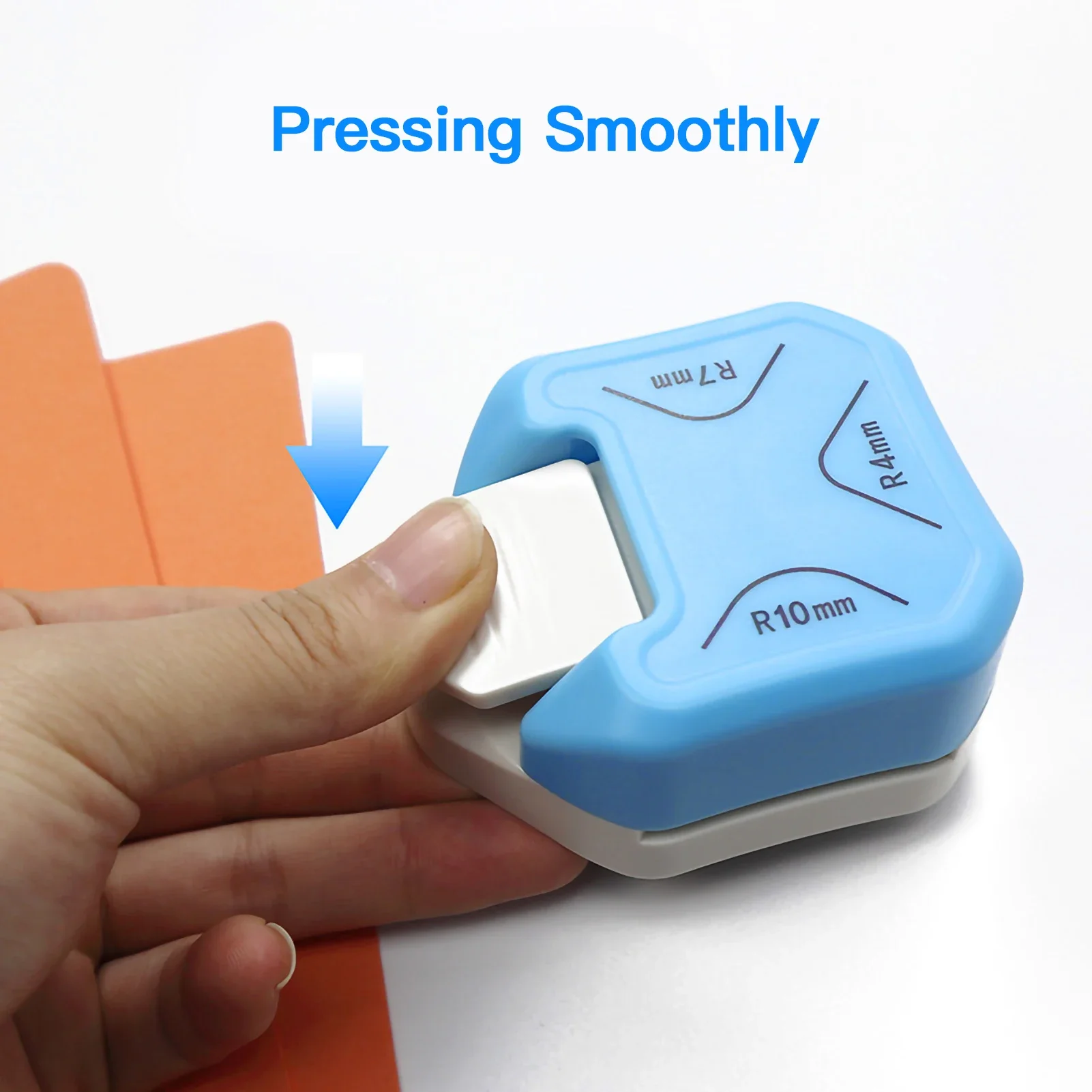 3 in1 R4/R7/R10mm Round Corner Trimmer Cutter Corner Rounder Punch for Card Craft Scrapbook Wrapping Paper Sticker
