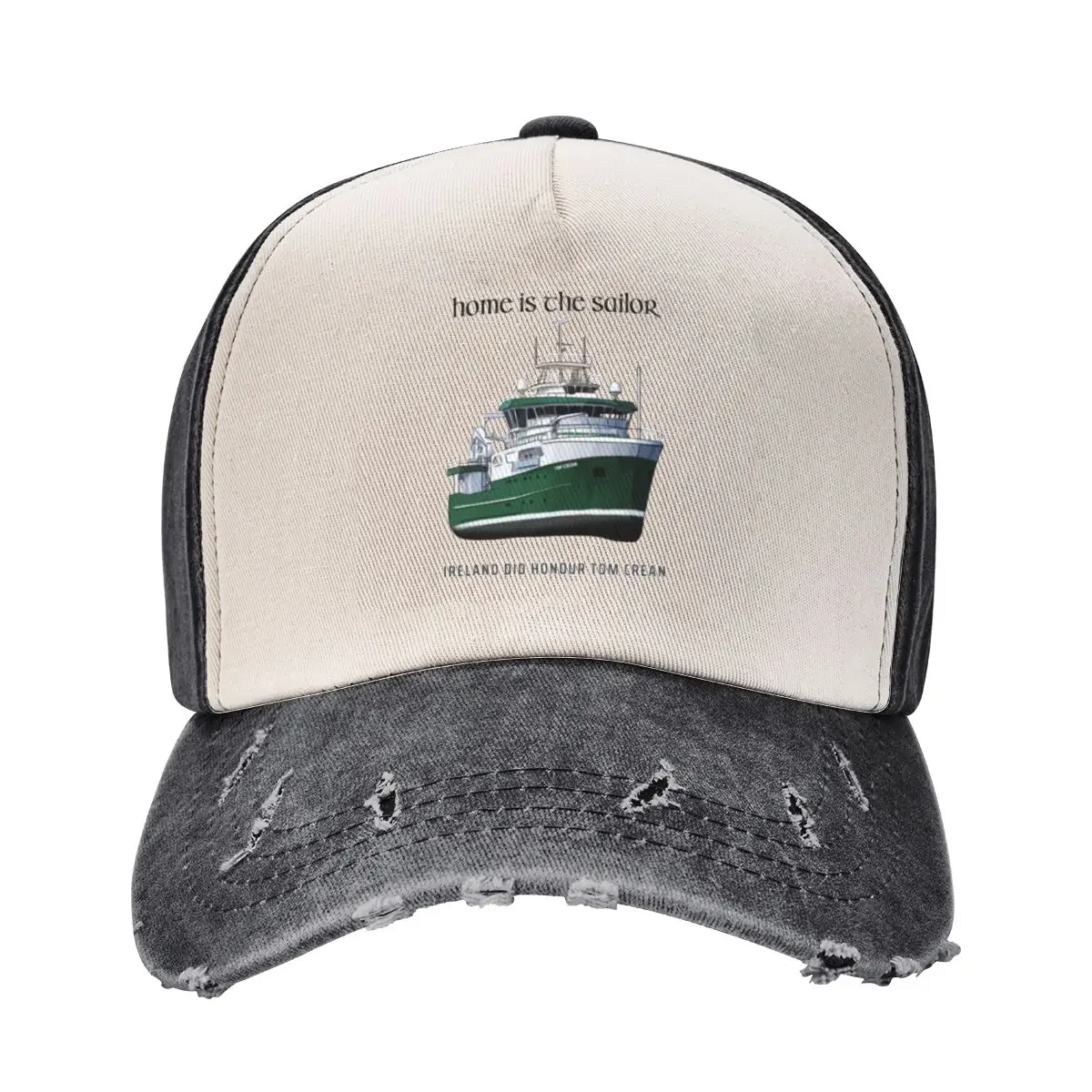

Ireland Did Honour Tom Crean Design - Black Text Baseball Cap party Hat Unique hats derby hat Women's Men's