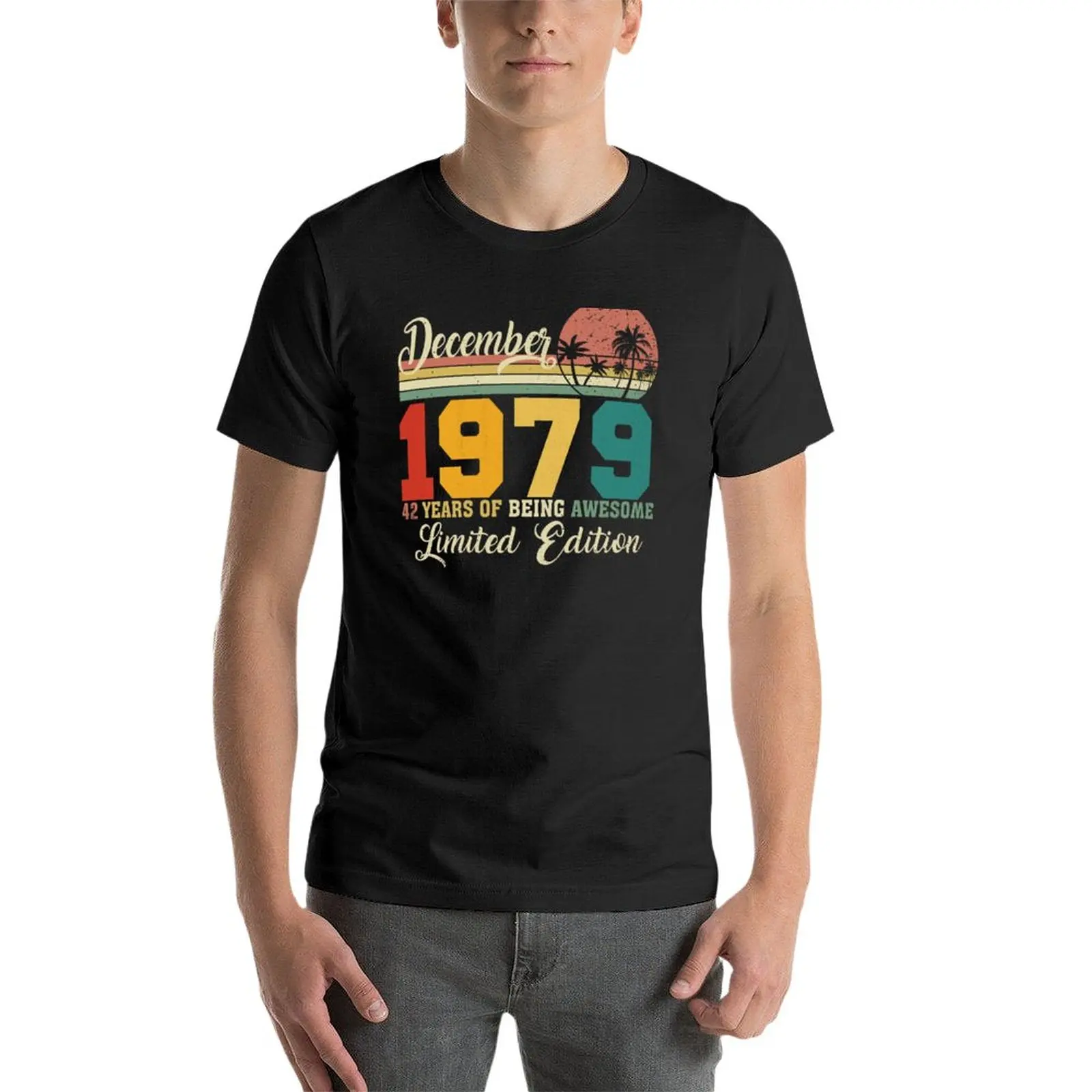 New December 1979 42 Years Of Being Awesome Limited Edition Since Old Vintage Gifts Tees T-Shirt