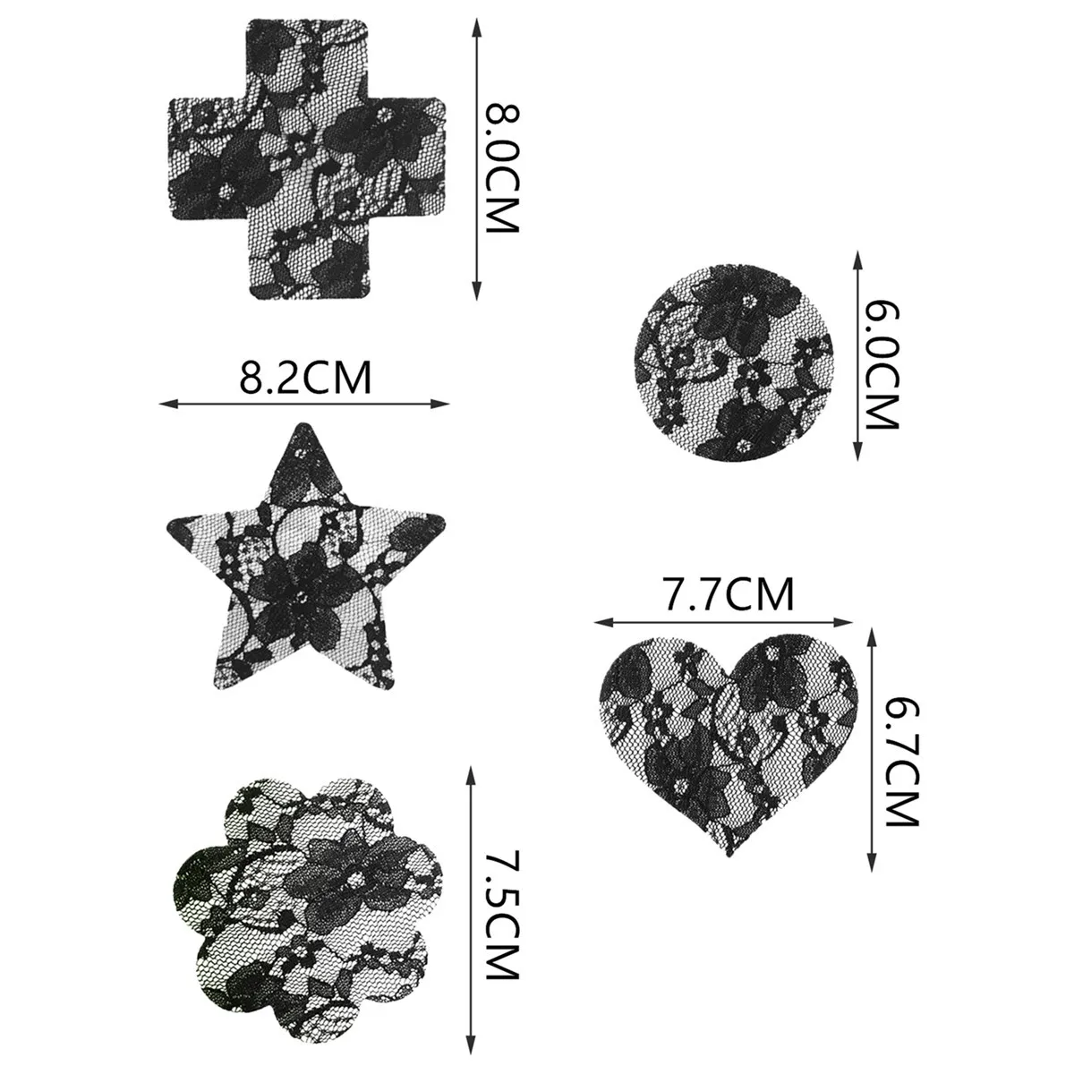 3 أزواج من الدانتيل على شكل قلب فطائر اللحم حمالة صدر الثدي غطاء الحلمة معجون الحليب ملصقات الملابس الداخلية المثيرة للسيدات المثيرات