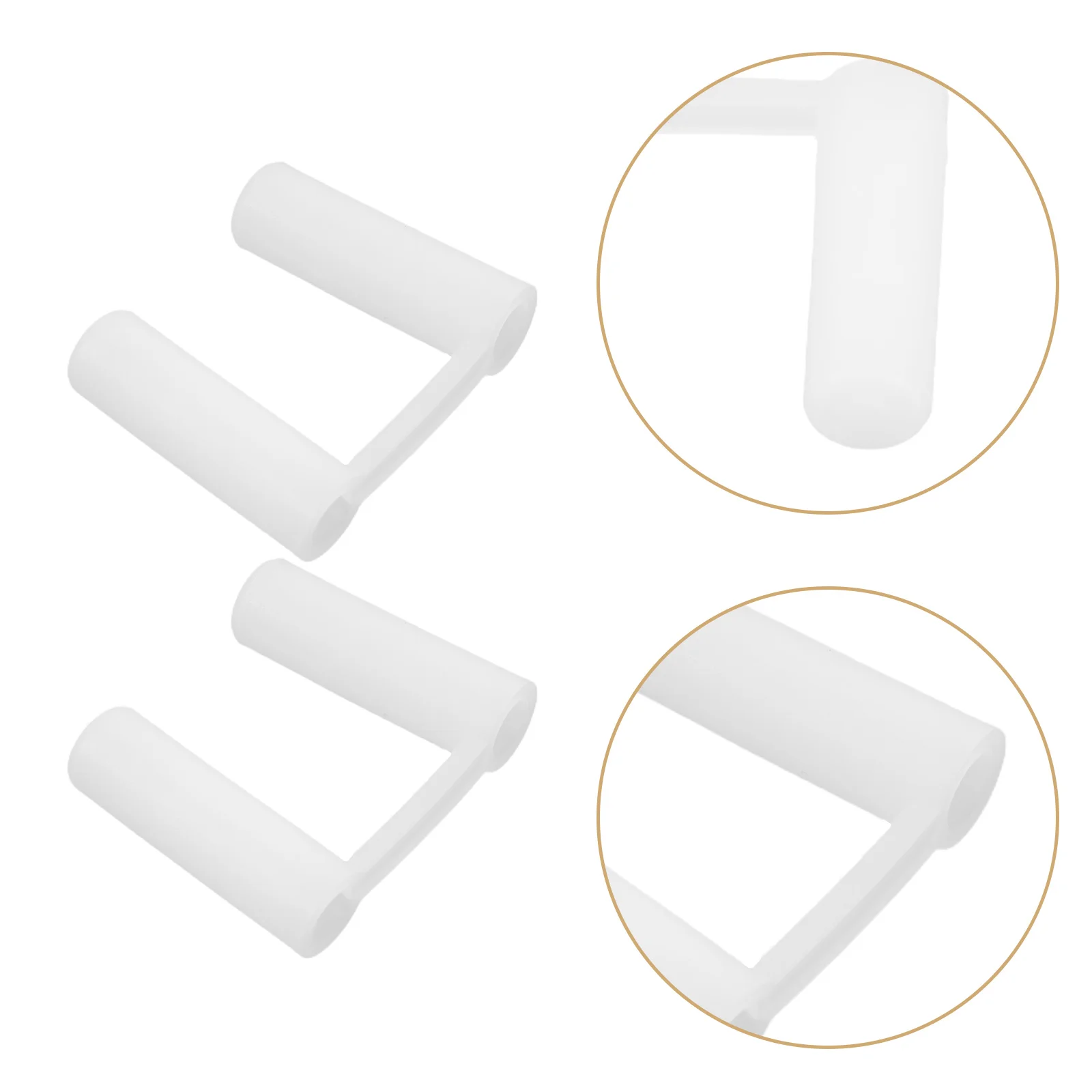 100 قطعة من أغطية المخرج المقاومة للأطفال، واقيات المكونات البلاستيكية البيضاء، أغطية أمان مقبس التدقيق للأطفال للمكتب المنزلي