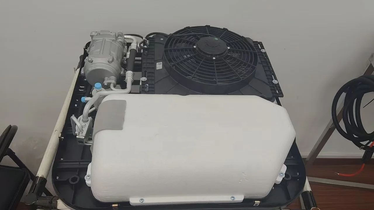 Sinoclima العالمي 12 فولت شاحنة مكيف الهواء RV الهواء كون أطقم لسيارة شاحنة التخييم وقوف السيارات العالمي RV تكييف الهواء