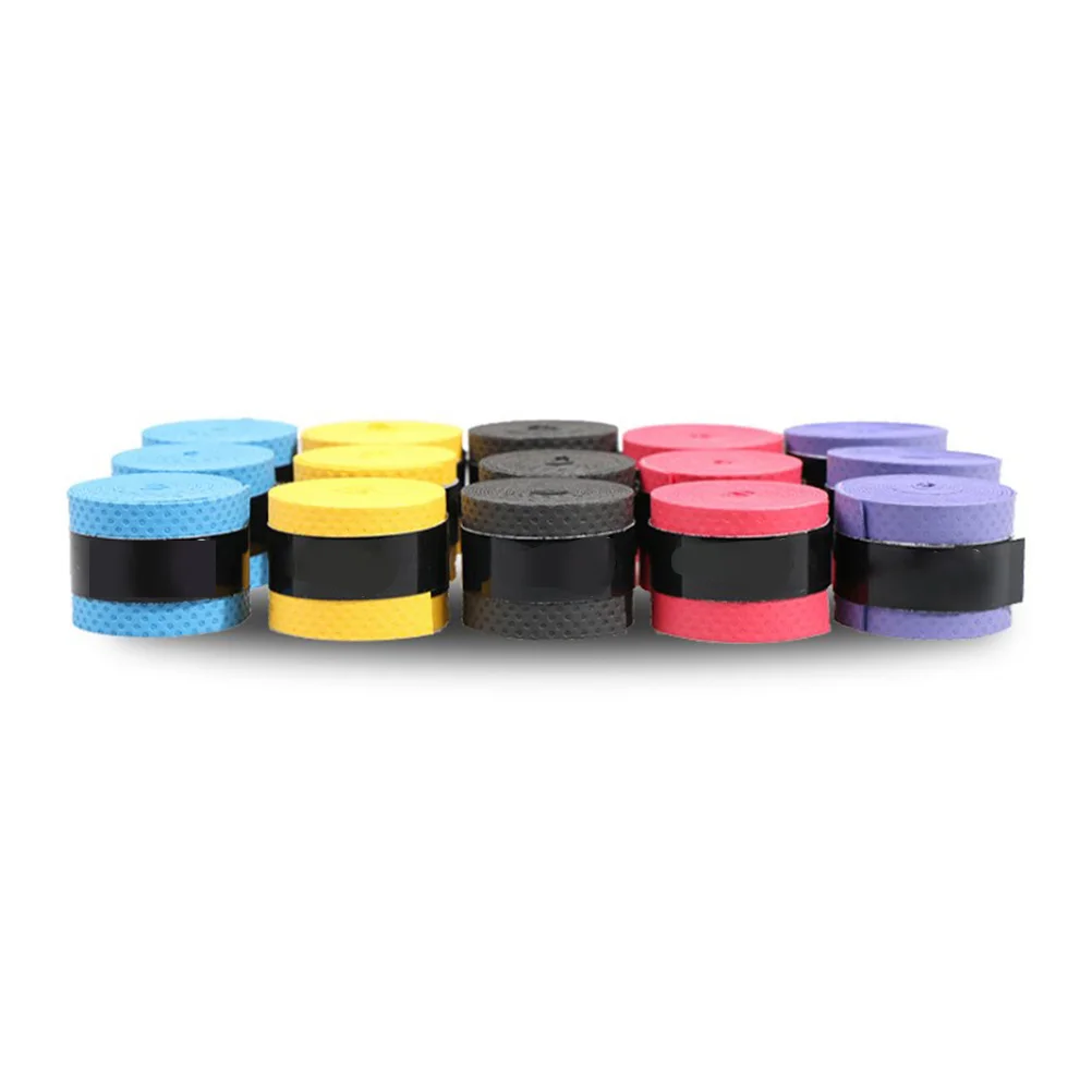 

Blue PU Soft Racket Overgrip Moisture Absorbent Anti-Slip Grip for Tennis Badminton Squash Pickleball Fishing Rod Durable