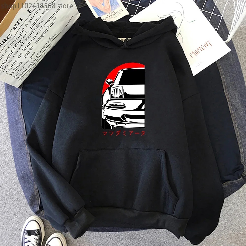 

Racing Car Hoodie Initial D Sweatshirts Mens Hoody Japanese Anime Clothes Winter Long Sleeve Clothing Graphic Printing Pullovers