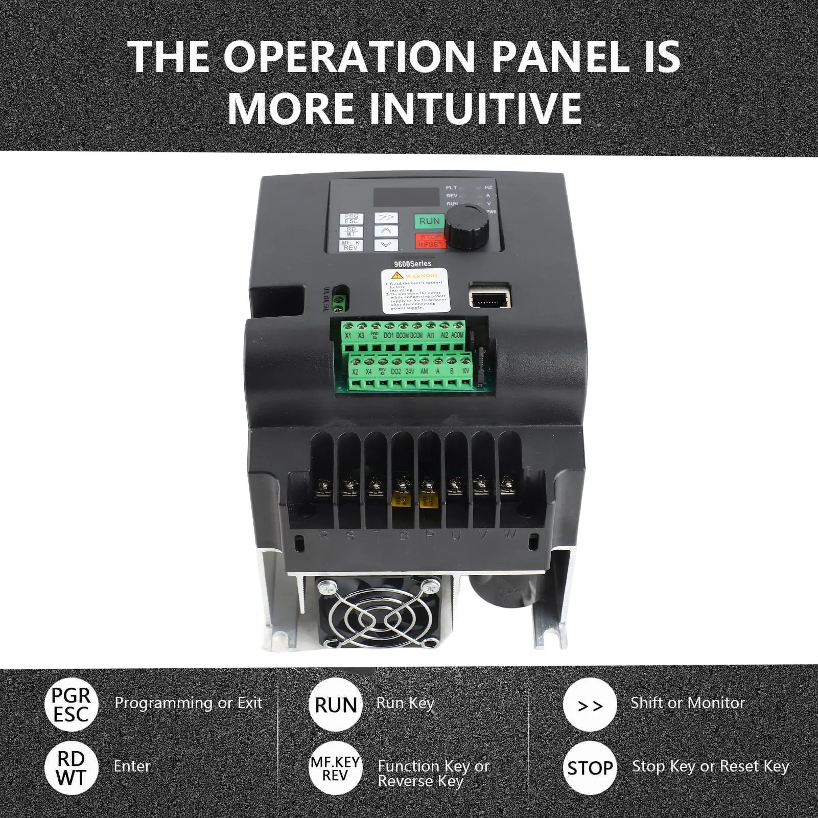 NFLIXIN Variable Frequency Drive Vector Inverter Converter 3 Phase Input Output 4KW Variable Frequency Drive Converter