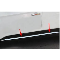 For 2015 2016 2017 2018 Hyundai Creta IX25 Car Door Body Side Molding Trim Cover Protector Strip Scuff Guard Car Accessory