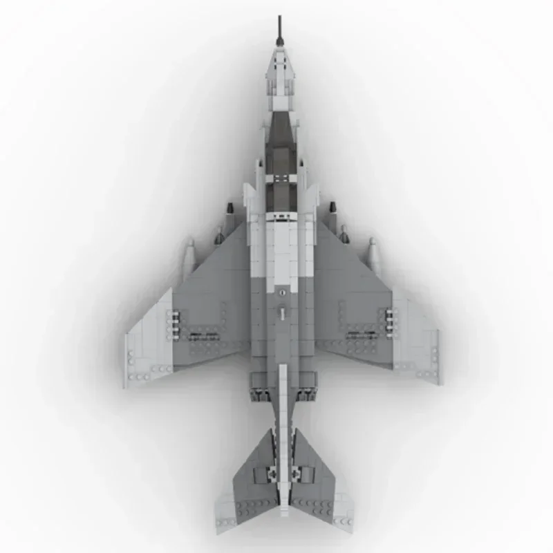 Moc Building Bricks Military Model F-4G Wild Weasel Fighter Technology Modular Blocks Gifts Toys For Children DIY Sets Assembly