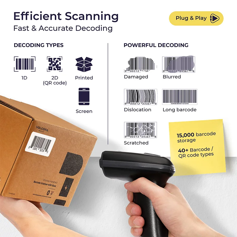 Barcode Scanner 1D and 2D for Payment, Group Purchase Verification, Traditional Self-service Equipment Supporting