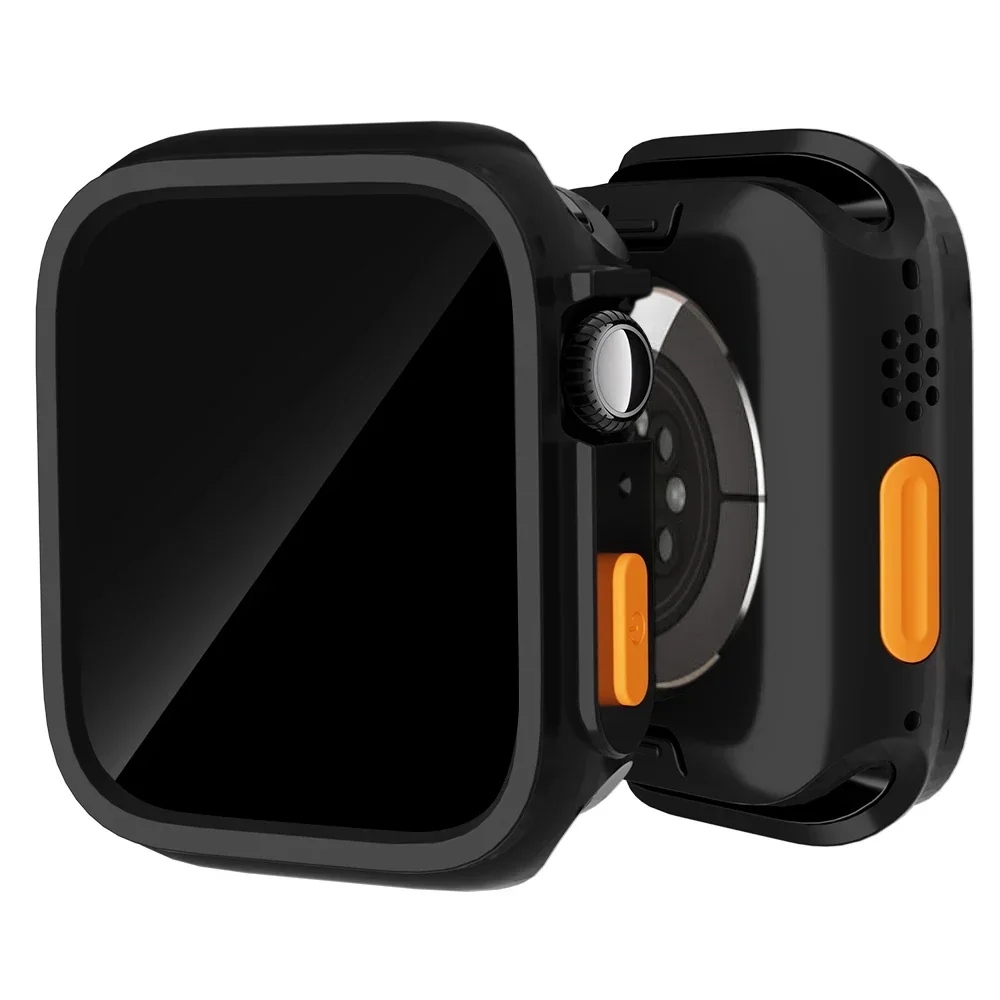 Custodia in TPU per Apple Watch 45mm 41mm 44mm 40mm Nessuna protezione dello schermo Paraurti Shell Cover protettiva per Iwatch Series 9 8 7 6 SE 5 4