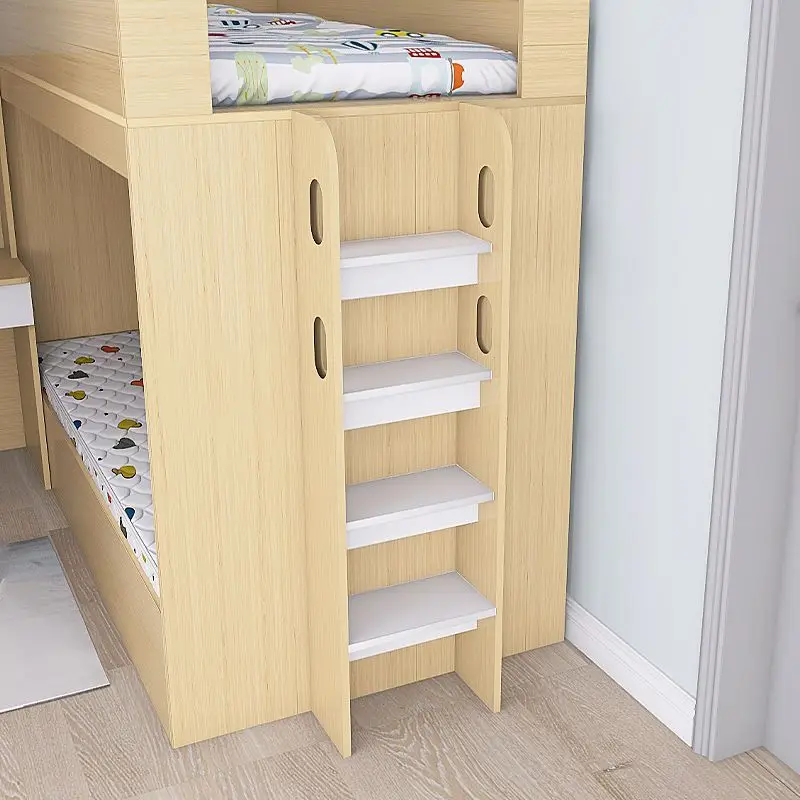 Living room partition upper and lower bed with desk TV cabinet integrated combination bed large capacity storage bed