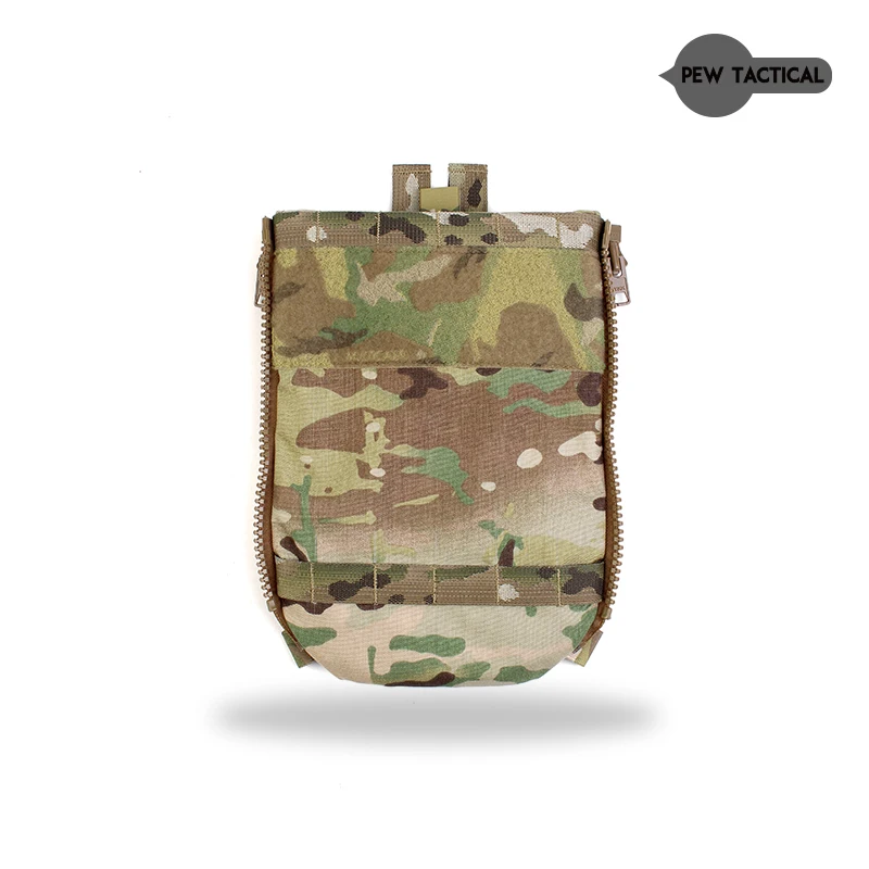 PEW TACTICAL FERRO STYLE Back Panel Water Zip On Plate FCPC V5 airsoft Hydration Pouch