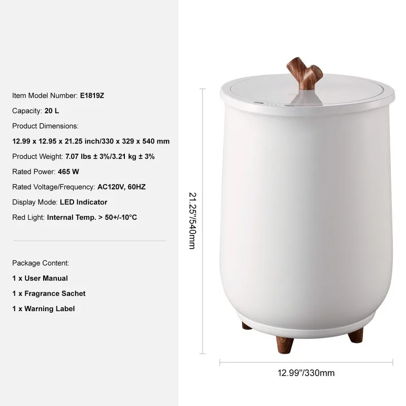 Heated towel bucket Portable operation Simple intelligent temperature control Household