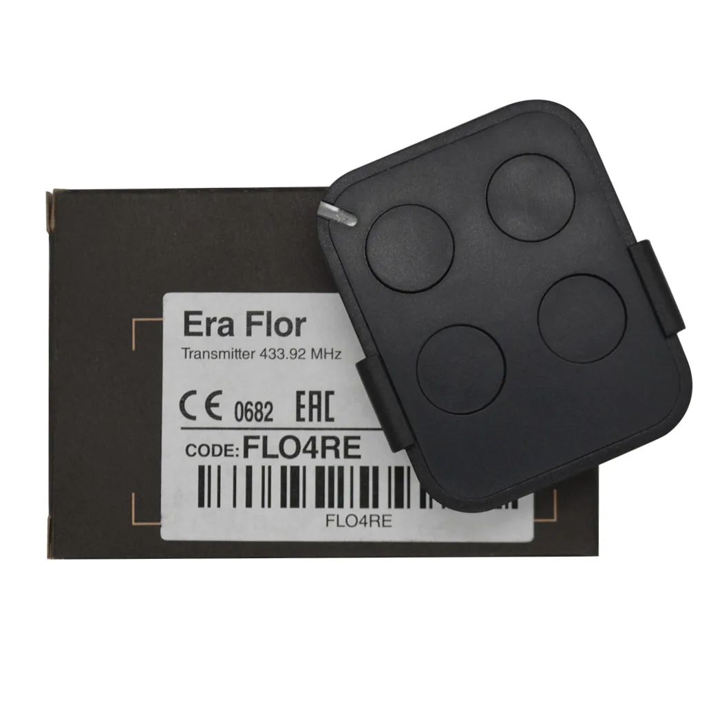 Flor-s FLOR2-S- FLOR4-S ERA FLO2RE FLO4RE INTI ON2 ON4 ON2E ON4E Garage Door Remote Control 433.92MHz Rolling Code
