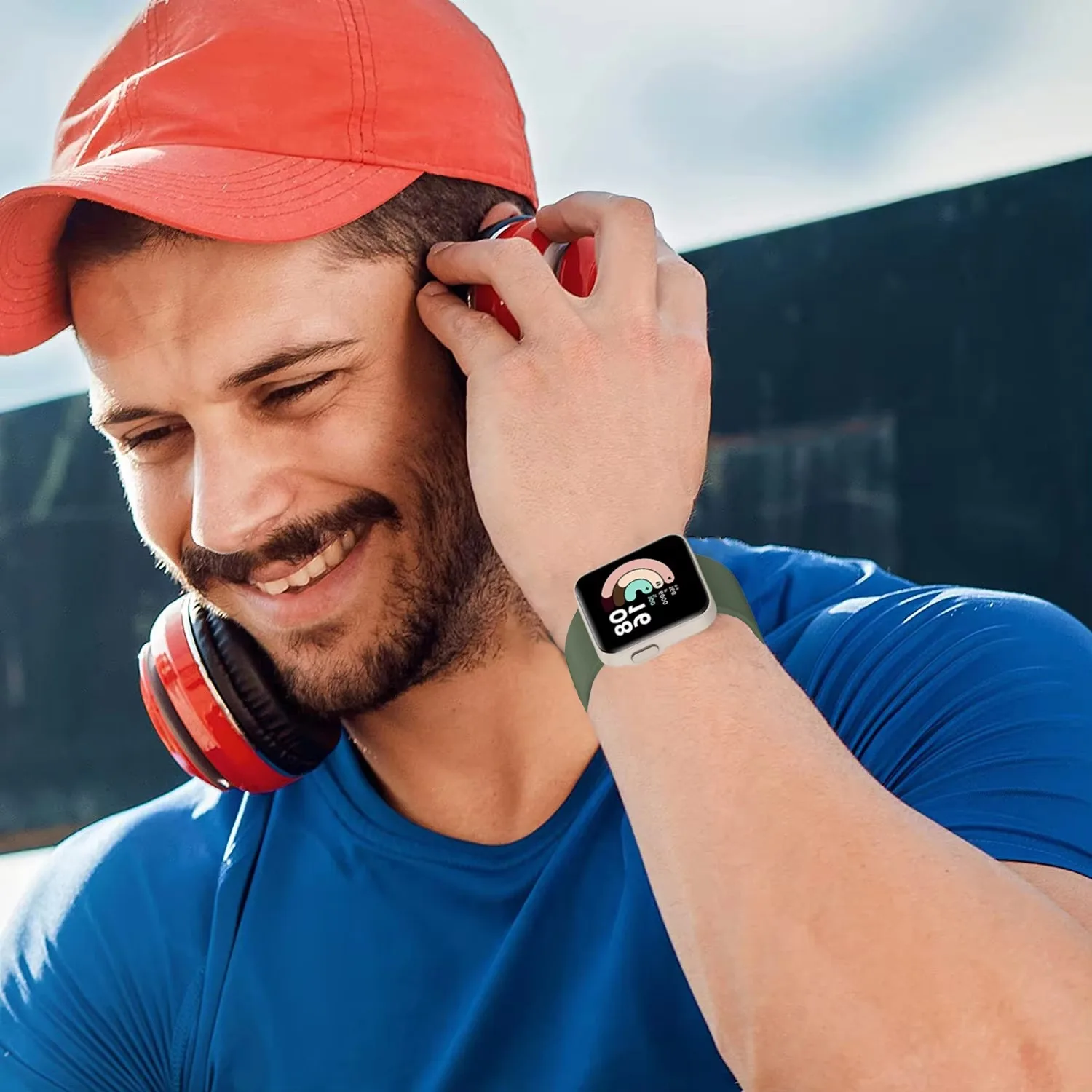 Silikonarmband für Xiaomi Mi Watch Lite, Sport-Smartwatch, Ersatzarmband, Mi Watch Lite, Redmi Watch Armbänder – Detail 3