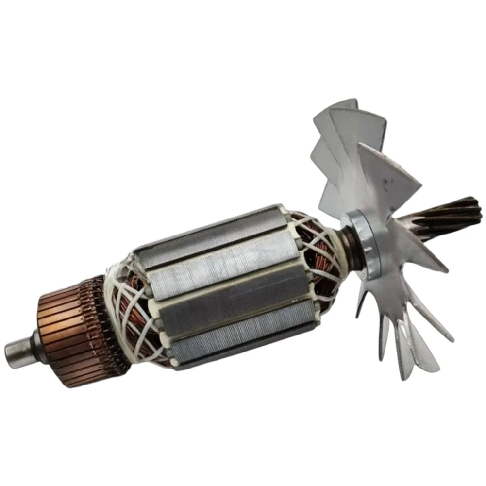 For HS0600 Saw Saw Motor Part Rotor Replacement For Power Tool Repair Abrasive Tool Metal Construction High Durability