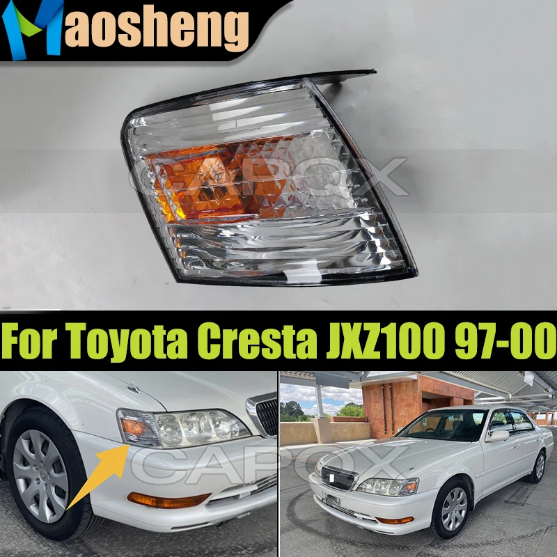 

Front Corner Light For Toyota Cresta JXZ100 1997 1998 1999 2000 Headlight Marker Lamp Side Fender Lights