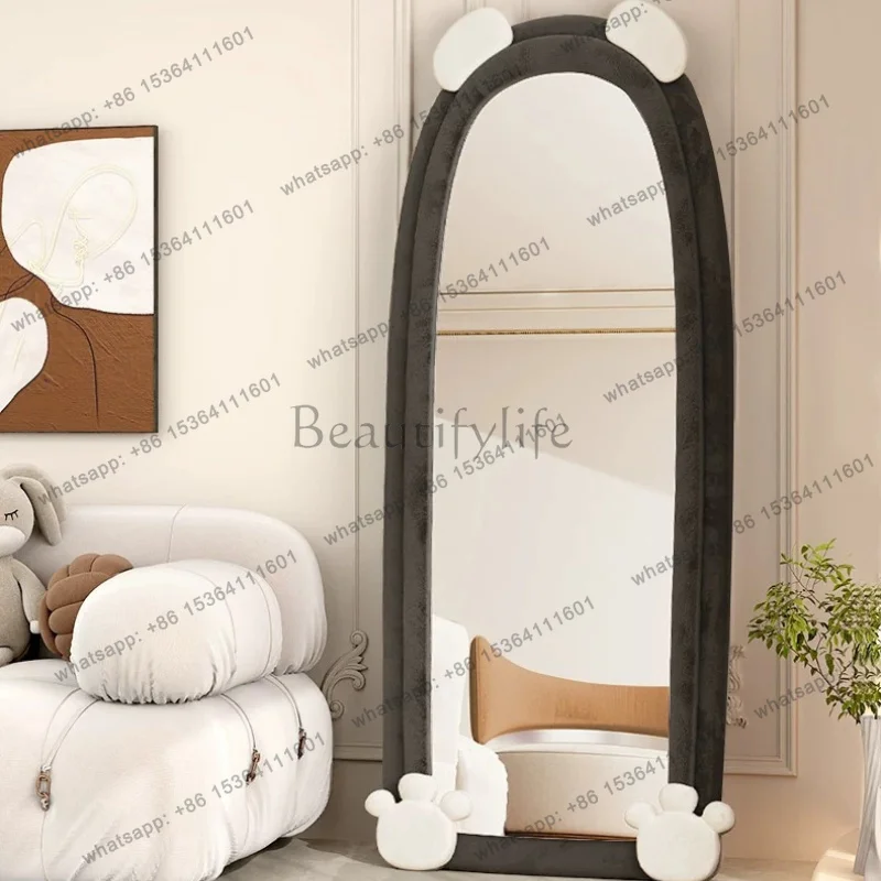 LSMakeup Aesthetic Mirror Modern Living Room Girls Decoration Nordic Mirror Vintage Korean Style Spiegel Wand Home Decorations