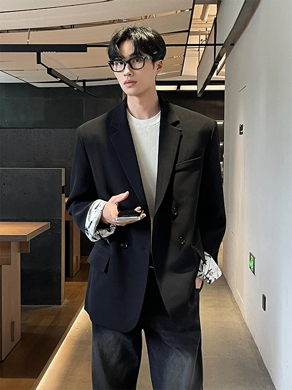 

Новый китайский повседневный костюм Jaet, мужской свободный крой, весна-осень, модная брендовая модная городская молодежная рабочая одежда Long Sve