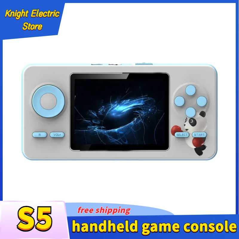 New Mini Game Console Retro Machine Long Battery Life Macaron Color  Large Screen Retro Video Game Console for Home Video Games